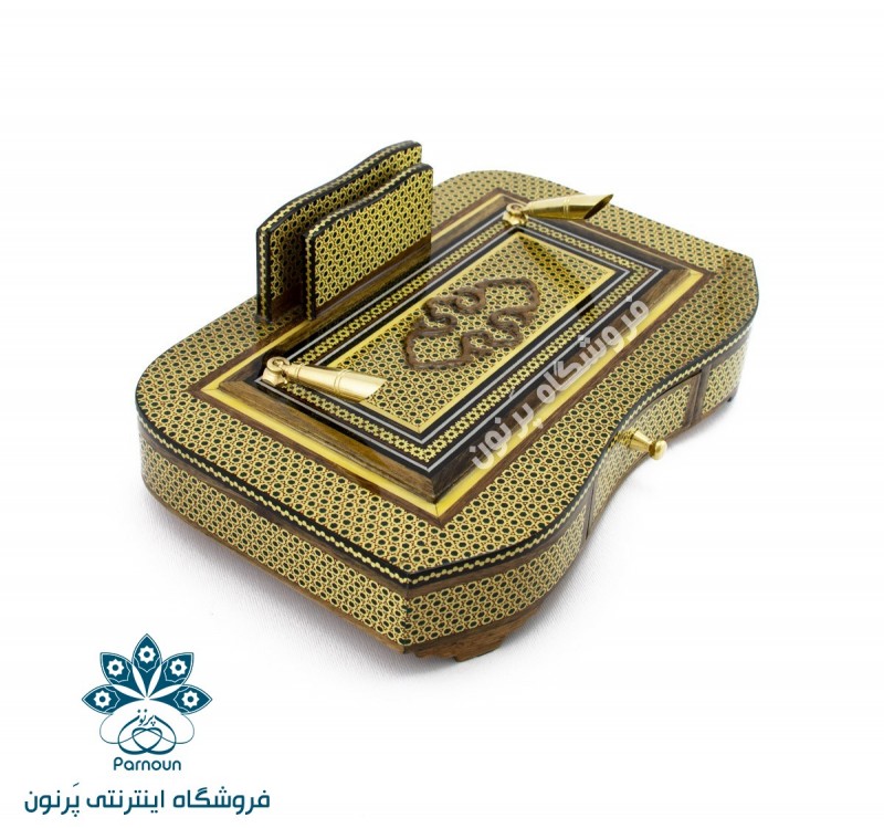 قلمدان خاتم کاری اعلا مدیریتی 24 در 16 cm