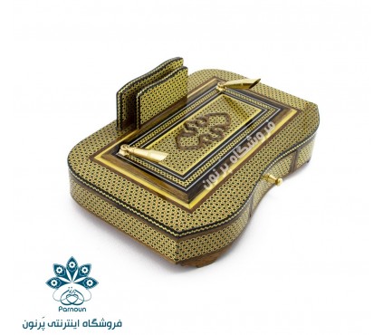 قلمدان خاتم کاری اعلا مدیریتی 24 در 16 cm