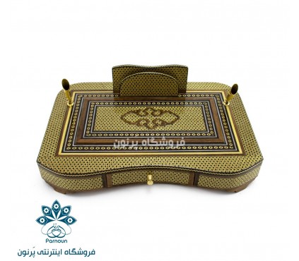 copy of جا قلمی رومیزی خاتم کاری مدیریتی 30 در 20