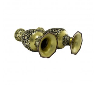 گلدان قلمزنی برجسته اصفهان