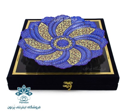 بشقاب مینا 20، 25 و 30 سانتی با جعبه