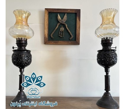 قاب آنتیک قیچی و آویز 