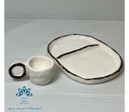 ست بشقاب و شات اسپرسو