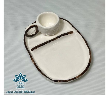 ست بشقاب و شات اسپرسو