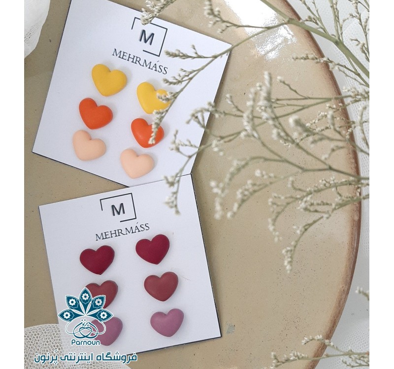 گوشواره طرح قلب