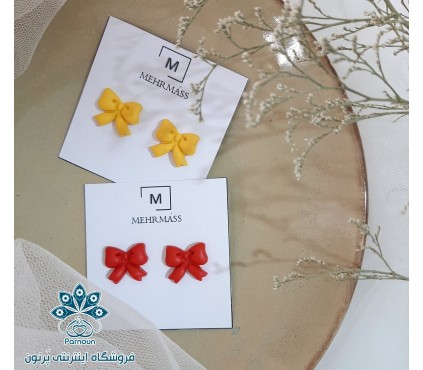 گوشواره طرح پاپیون