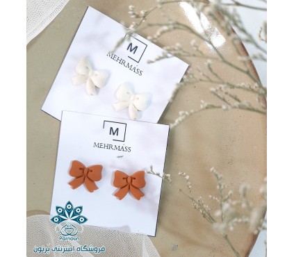 گوشواره طرح پاپیون