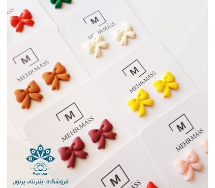 گوشواره طرح پاپیون