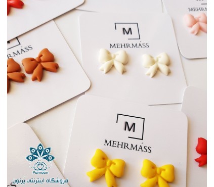 گوشواره طرح پاپیون