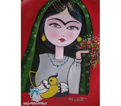 دیوارکوب سفالی خاتون