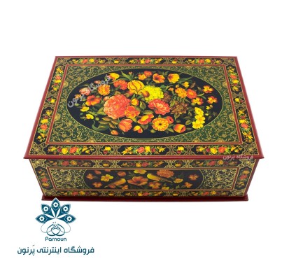 پک هدیه جفت گلدان الماس تراش به همراه شاخه گل