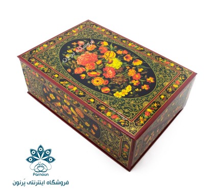 پک هدیه گلدان الماس تراش و شاخه گل