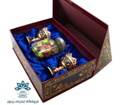 پک هدیه ست آجیل خوری الماس تراش