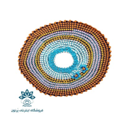 شنل گرد (پانچو )بچه گانه قلاب بافی