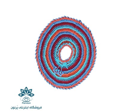 شنل گرد (پانچو) بچه گانه قلاب بافی