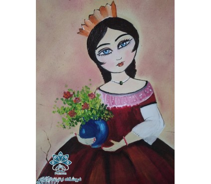 دیوارکوب خاتون ایرانی