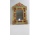آینه دیواری نقاشی روی چوب