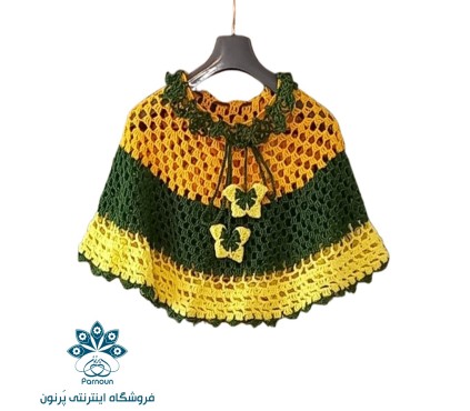 شنل قلاب بافی دخترانه