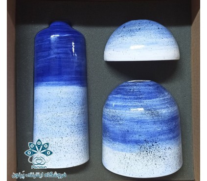 ست هدیه گلدان و شمعدان