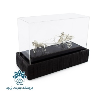 کالسکه تک اسب نقره با عیار 840