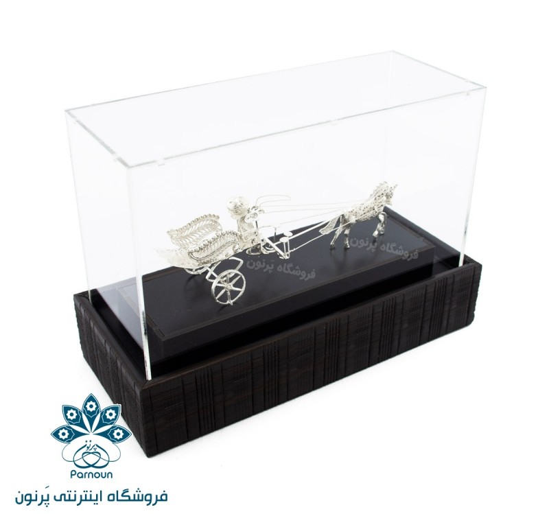 کالسکه تک اسب نقره با عیار 840