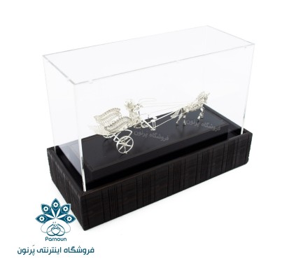 کالسکه تک اسب نقره با عیار 840