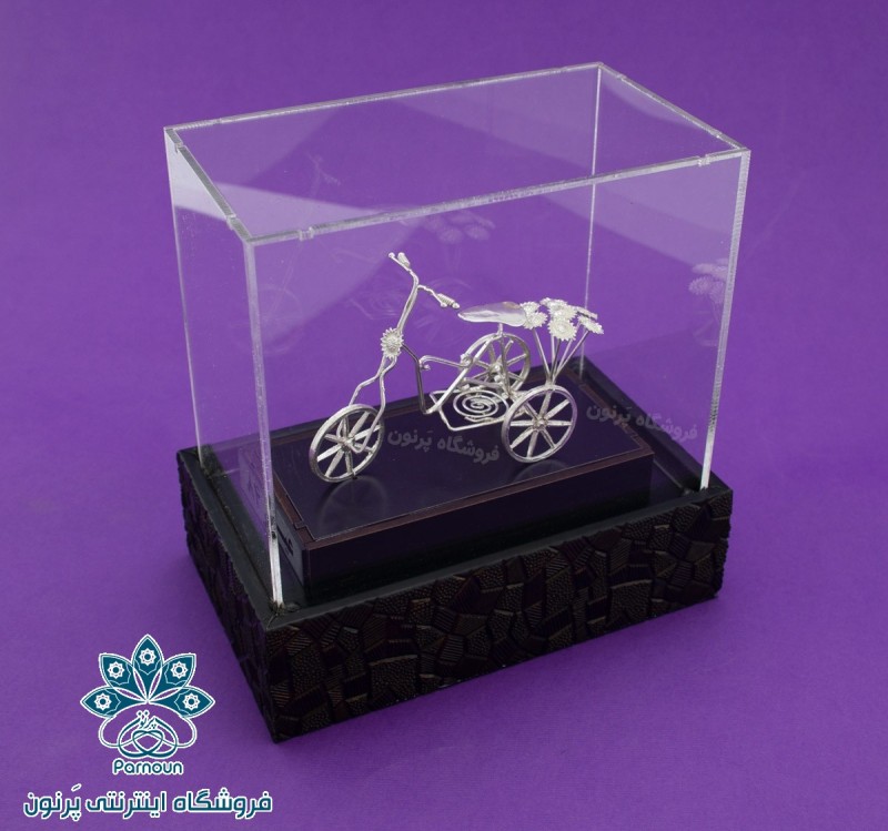 تندیس 3چرخ نقره با عیار 840