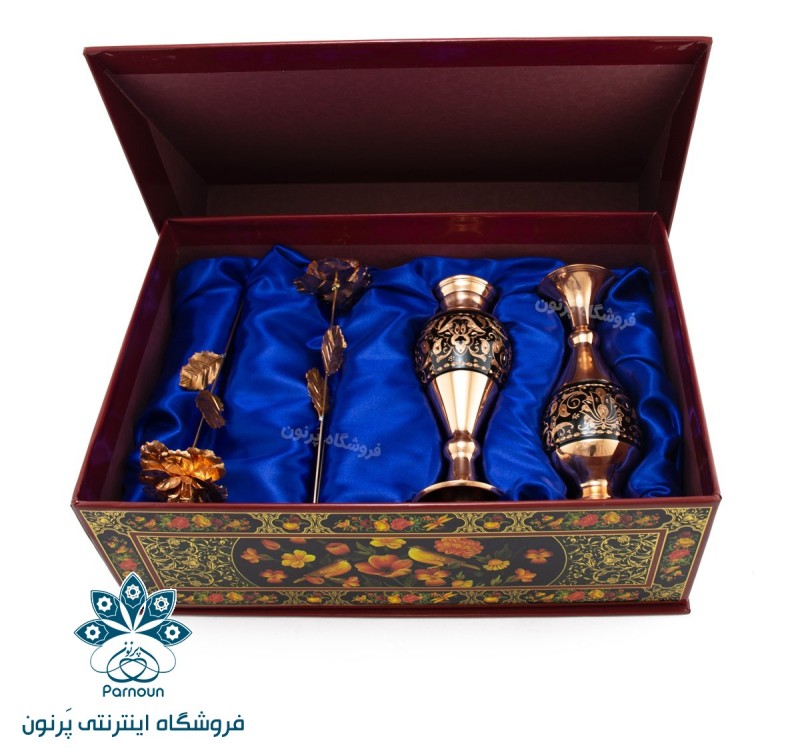 باکس هدیه گلدان الماس تراش