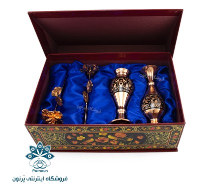 باکس هدیه گلدان الماس تراش