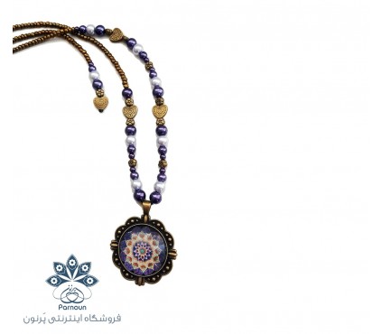 آویز رولباسی طرح بنفشه