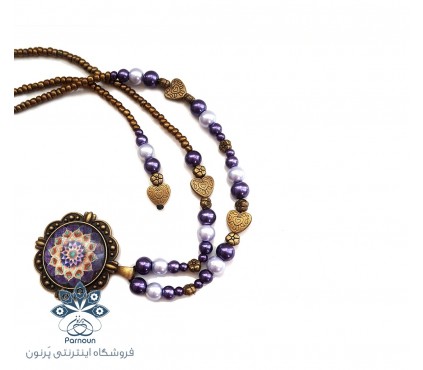 آویز رولباسی طرح بنفشه