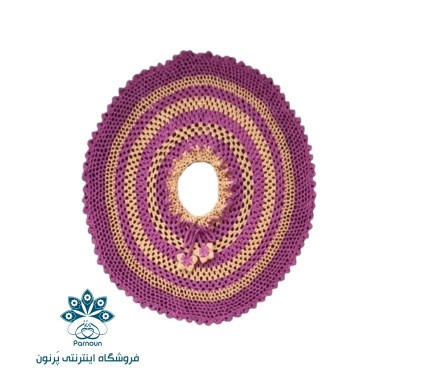 شنل گرد (پانچو )بچه گانه قلاب بافی