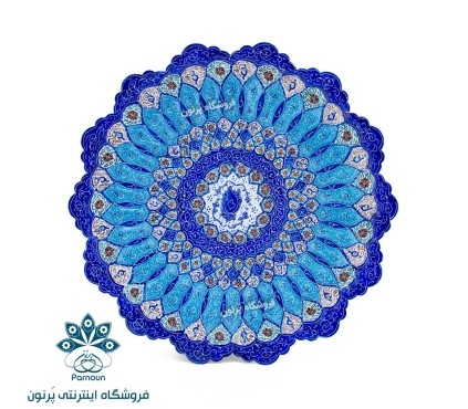 بشقاب میناکاری 30 سانتیمتری