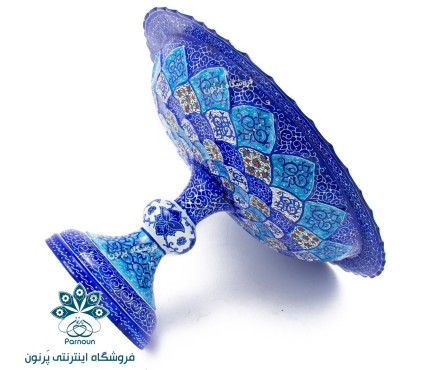 شیرینی خوری میناکاری اصفهان با دهانه 30 سانتیمتری