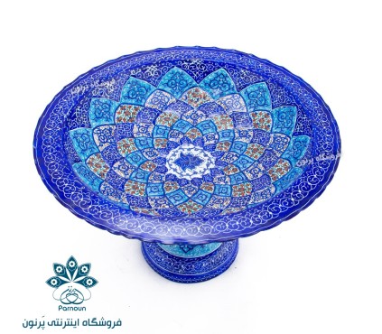 شیرینی خوری میناکاری اصفهان با دهانه 30 سانتیمتری