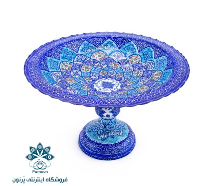 شیرینی خوری میناکاری اصفهان با دهانه 30 سانتیمتری