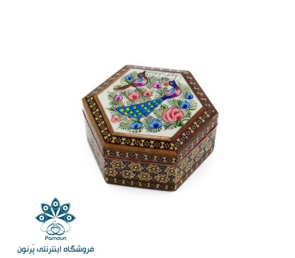 جعبه جواهرات خاتم  6 ضلعی