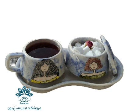 ست چای خوری تک نفره طرح دختر