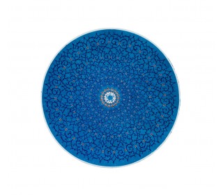 بشقاب میناکاری 30 سانتیمتری لاجوردی