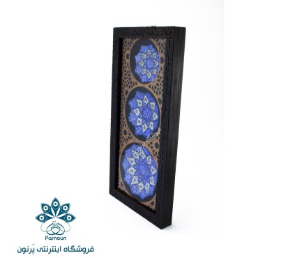 بشقاب مینا به همراه قاب