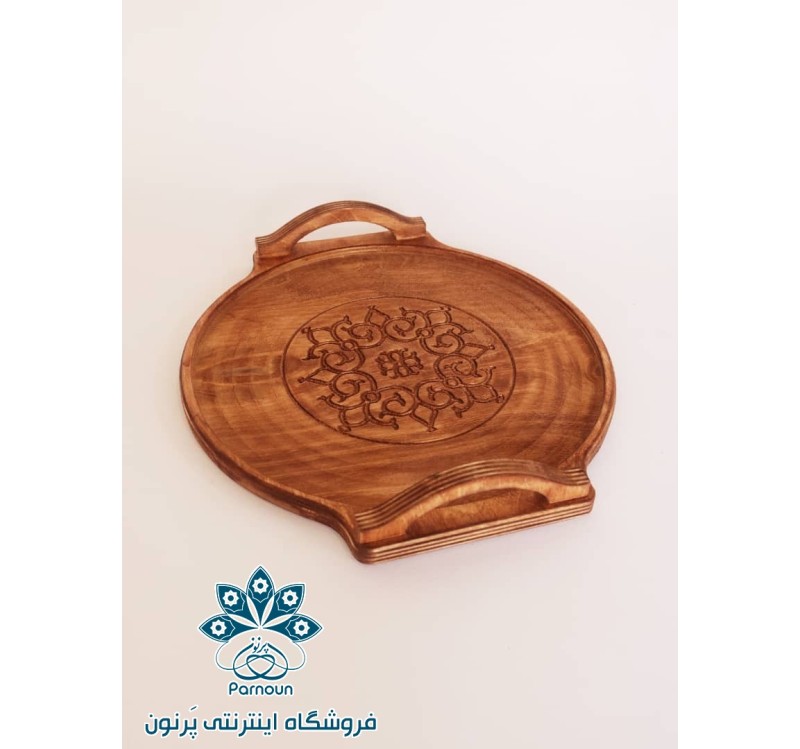 سینی طرح دار چوبی 