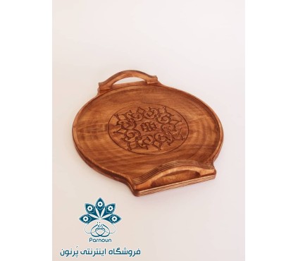 سینی طرح دار چوبی 