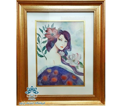 تابلو آبرنگ، دختر