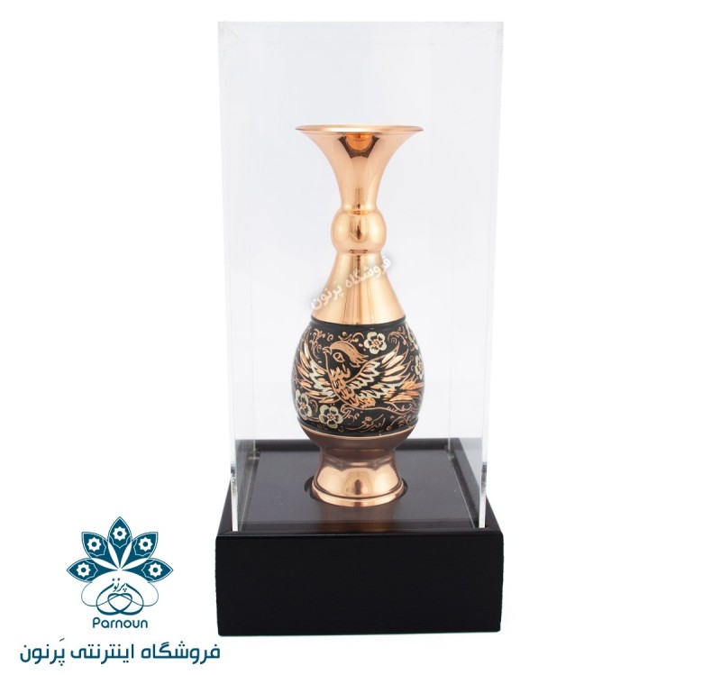 باکس گلدان مسی الماس تراش