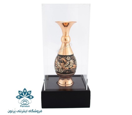 باکس گلدان مسی الماس تراش