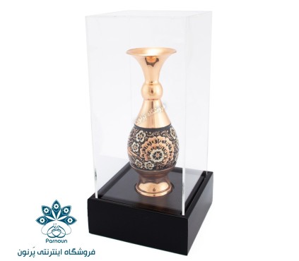 باکس گلدان مسی الماس تراش