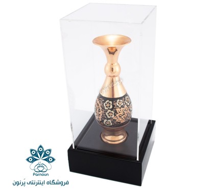 باکس گلدان مسی الماس تراش