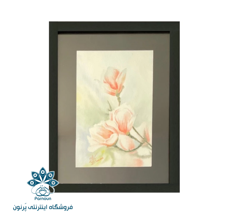 تابلو آبرنگ مدل گل 
