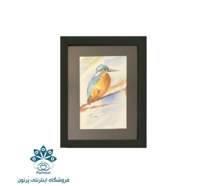 تابلو آبرنگ مدل پرنده