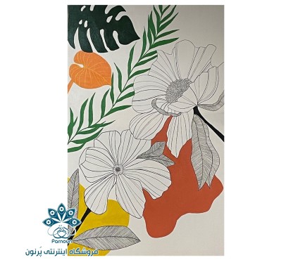 تابلو نقاشی دکوراتیو مدل گل 